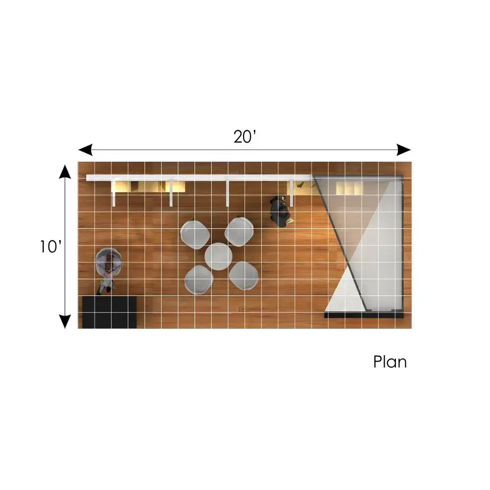 Plan - RLU1020 168: Attract attendees with extraordinary 10x20 rental booth