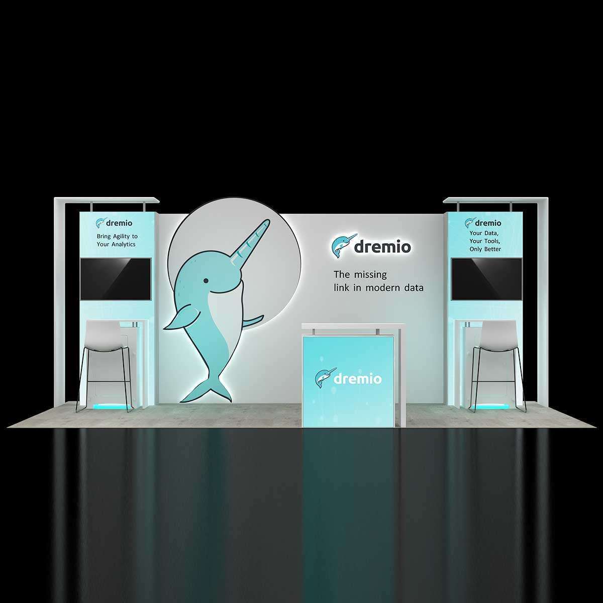 booth custom modular exhibits PLU1020 37 - image1