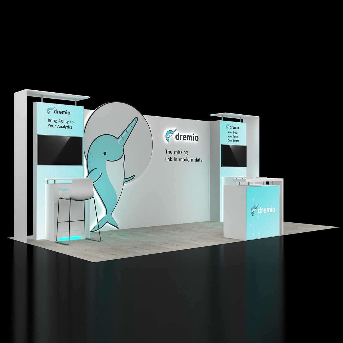 booth custom modular exhibits PLU1020 37 - image3