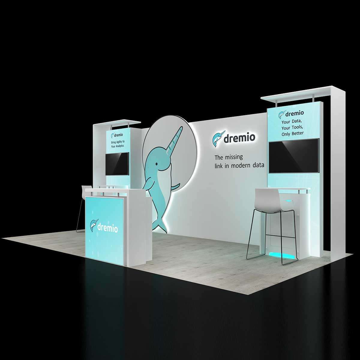 booth custom modular exhibits PLU1020 37 - image4