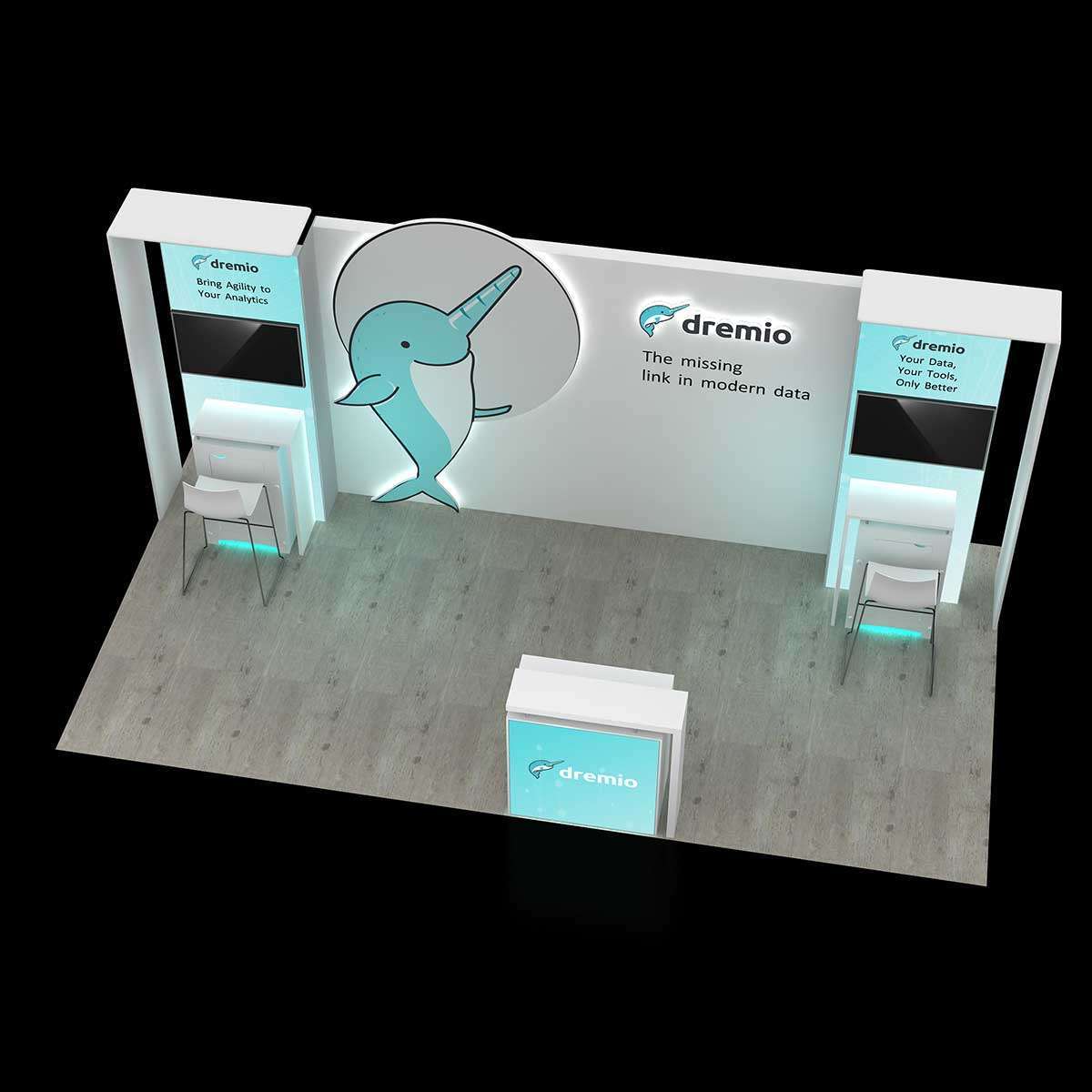 booth custom modular exhibits PLU1020 37 - image5