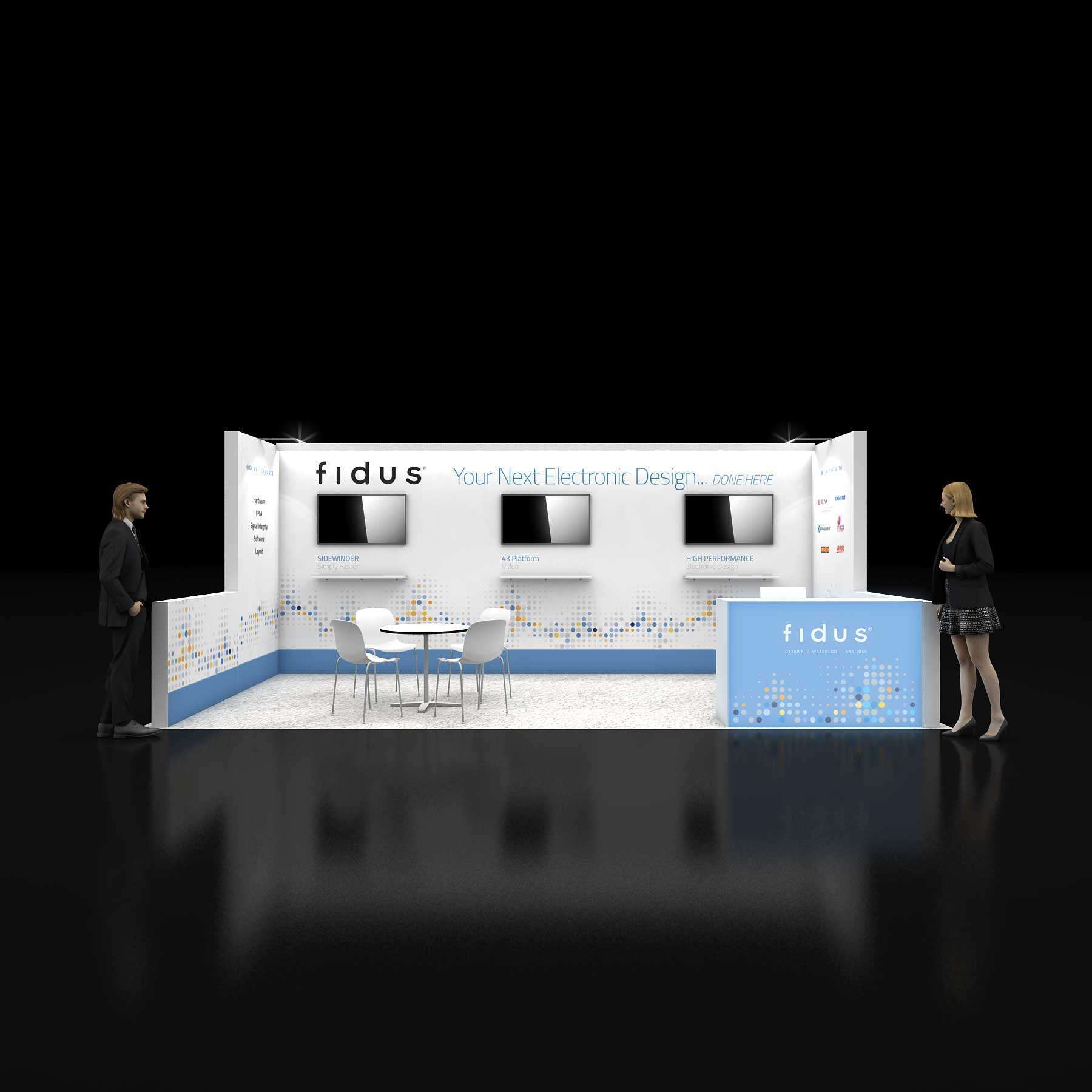 booth custom modular exhibits PCR1020 13 - image1