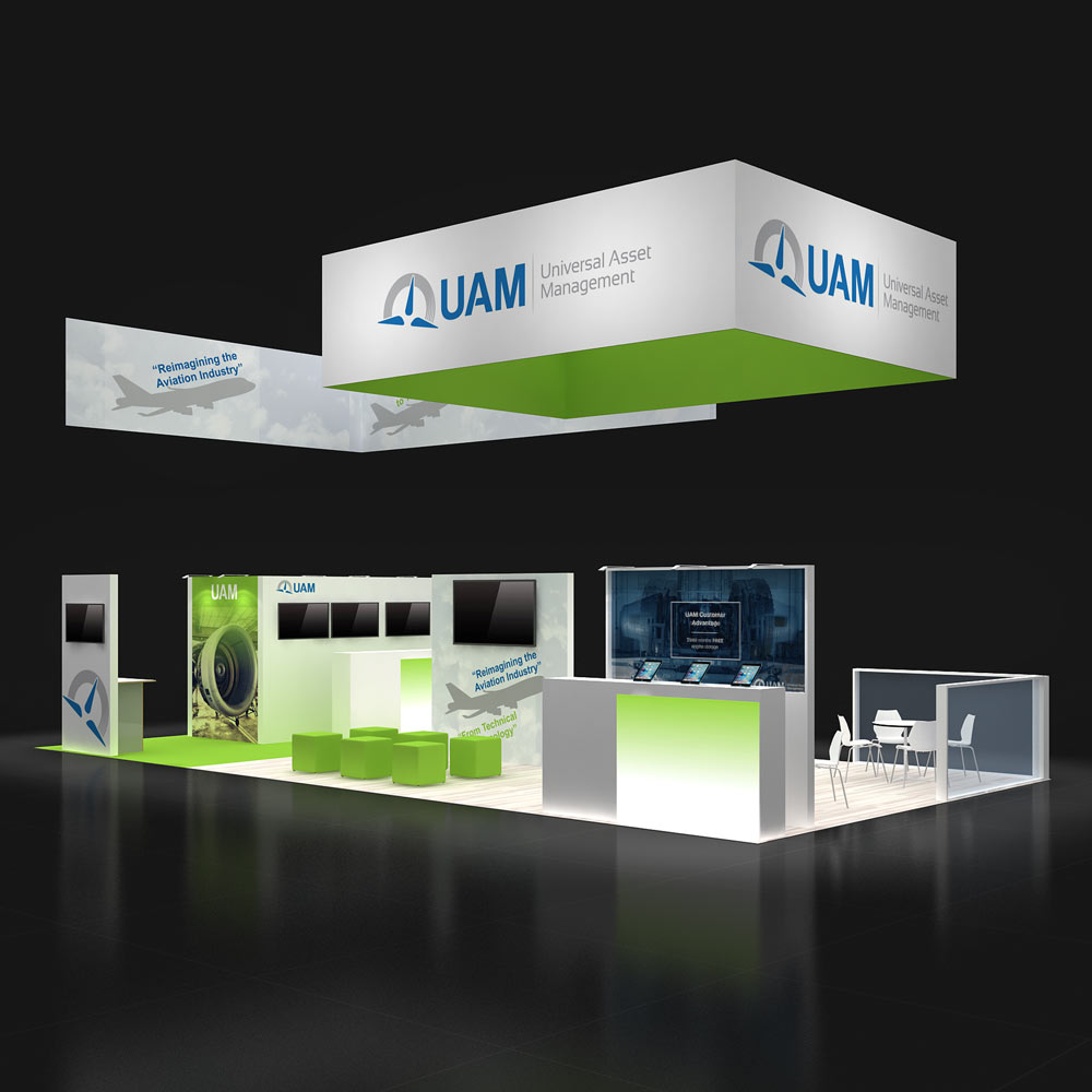 booth custom modular exhibits PLU2040 54 - image1