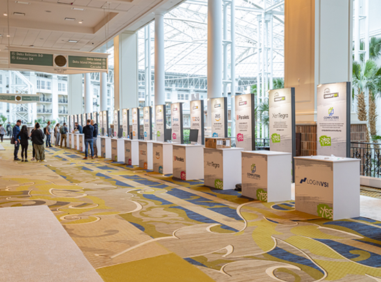 IGEL conference booth designed and built by Exponents