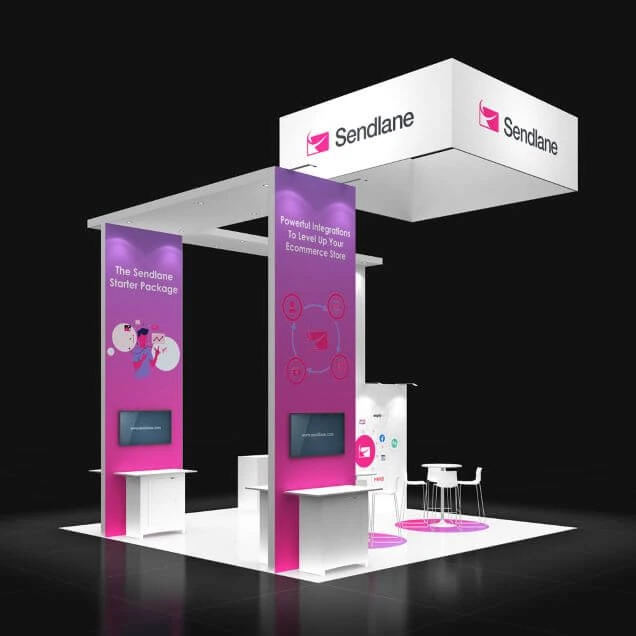 20x20 Trade Show Booth for Sendlane